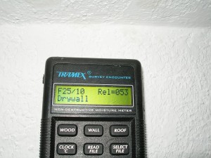 Tramex Survey Encounter moisture meter.