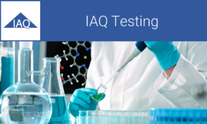 air quality testing stock image